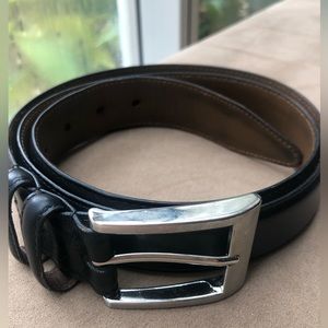 Allen Edmonds Men’s Black Calfskin Belt Size 100/40 (fits pants size 38)